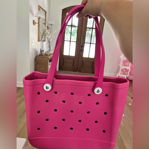 Pink Medium Waterproof Beach Bag - Picture 1 of 4